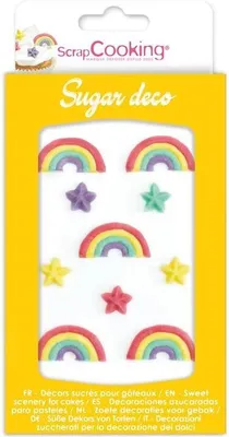 Produktbild von Süße Regenbogen-Dekorationen
