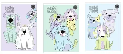 Zdjęcie produktu dla Zeszyt A4/32K kratka Genius Doggi (10szt) - Ziemia Obiecana