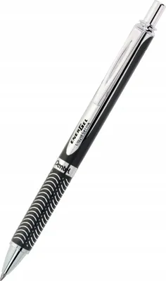 Produktbild von Pentel EnerGel BL407 Kugelschreiber Aluminium Schwarz