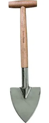 Immagine prodotto di Vanga perenne Kent & Stowe, acciaio inox, manico in legno di frassino, 54 cm, 735616