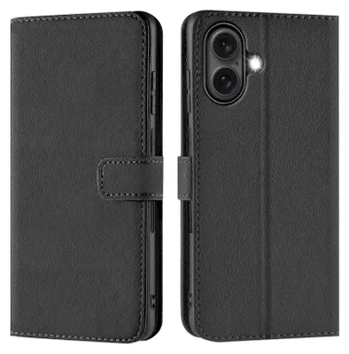 Image de Book Case pour iPhone 16 Housse Flip Cover Housse de protection pour téléphone portable Etui