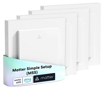 Obrázok produktu pre MEROSS MRS105MA-EU Inteligentný Wi-Fi (Matter) spínač pre rolety (balenie 4 kusov)