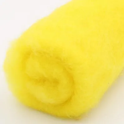 Produktbild von Filzwolle im Vlies - Alpenwolle - 20g - kanariengelb