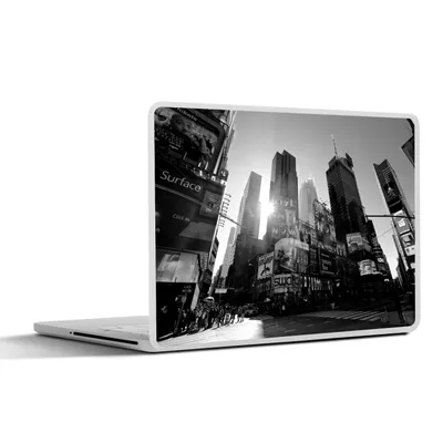 Produktbild von MuchoWow® Laptop Aufkleber Sticker Cover New York - Architektur - Schwarz - Weiß 31x22.5 cm - Laptop-Deko