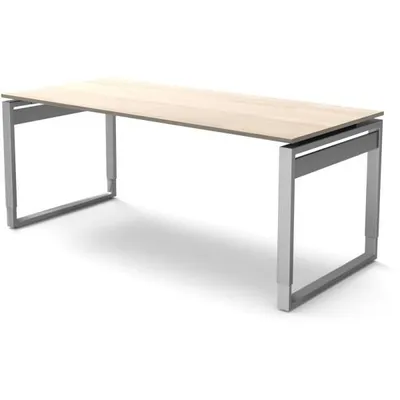 Produktbild von Kerkmann Schreibtisch 4032 Form 5 180x80x68-82 cm Bügel-Gestell höhenverstellbar Ahorn