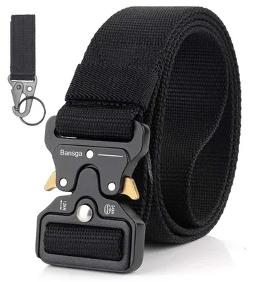 Productafbeelding van Tactische riem - Verstelbaar nylon - Zinklegering gesp - Militaire snelsluiting