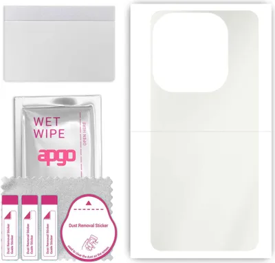 Produktbild von apgo Rückseite Schutzfolie, Matt, kompatibel mit Infinix Smart 8 Pro, Hinten Hydrogel-Displayschutzfolie mit Positionierhilfe, kratzfest, einfache Montage