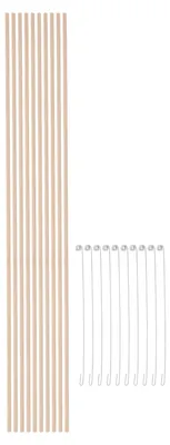 Produktbild von VBS XXL Laternenstäbe mit Spiraldraht, 10 Stück, 60 cm