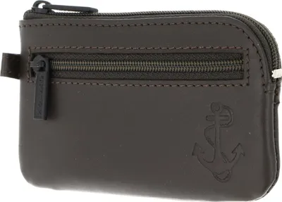 Immagine prodotto di oxmox Pelle caso chiave Leather Keyholder Freedom Anchor Embossed Brown marrone scuro