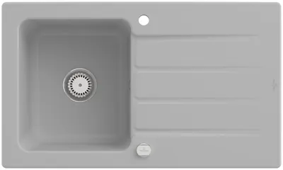 Produktbild von Villeroy & Boch Keramikspüle 335002SM, Architectura 50 Einbauspüle - inkl.