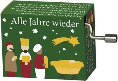 Productafbeelding van Muziekdoos Minidrehorgel met Kerstliederen