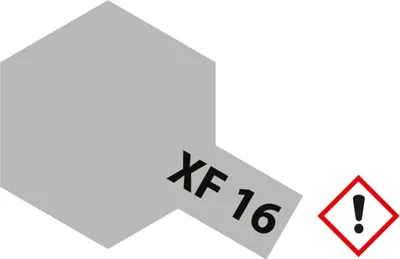 Produktbild von XF-16 Aluminium matt - 23ml Acrylstreichfarbe wasserloeslich Tamiya 300081316