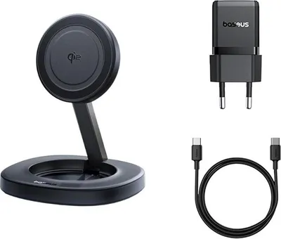 Image de Chargeur sans fil Baseus EnerFill FF11 15 W pliable noir