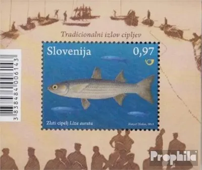 Produktbild von Briefmarken Slowenien 2013 Mi Block70 (kompl.Ausg.) postfrisch Meeresfauna