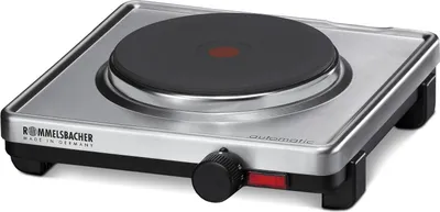 Produktbild von Einzelkochplatte AK 1599/E, Edelstahlgehäuse, Gussheizplatte, stufenlose Temperaturregelung, 1500 Watt