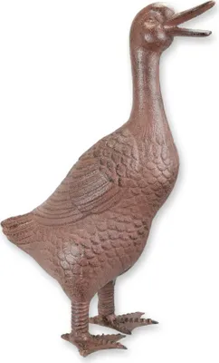 Produktbild von Figur einer Ente Gusseisen Replikat Retro Design Dekoration