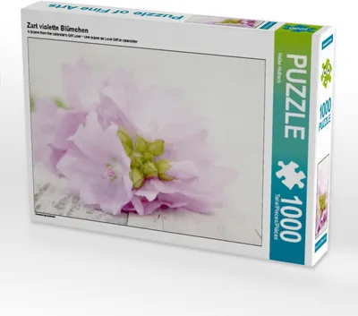 Produktbild von Calvendo Zart violette Blümchen 1000 Teile Puzzle quer 640x480mm, Hultsch Heike; 7280117