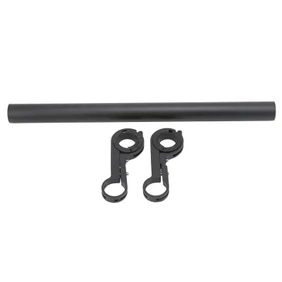 Zdjęcie produktu dla Przedłużenie kierownicy roweru, przedłużenie kierownicy roweru, czarne, 30 cm, stop aluminium, uchwyt na reflektor rowerowy, kierownica, przedłużenie kierownicy, uchwyt na reflektor 0.87�C1.25