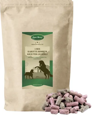 Zdjęcie produktu dla 5 kg Lyra Horse® Carrot-Raspberry-Herb Treats