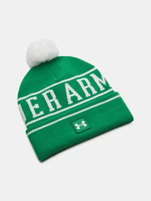 Image de Under Armour M Halftime Pom Bonnet - team kelly green, Taille:-