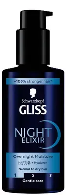Productafbeelding van Gliss Kur Serum 100ml Aqua Revive Nachtserum
