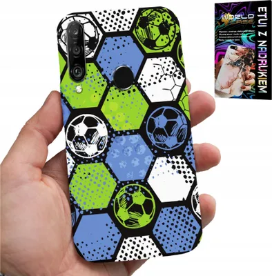 Produktbild von Fall Für Huawei P30 Lite - Fussball Zurück Design Fussball Fall
