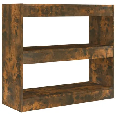Produktbild von vidaXL Bücherregal/Raumteiler Räuchereiche 80x30x72 cm