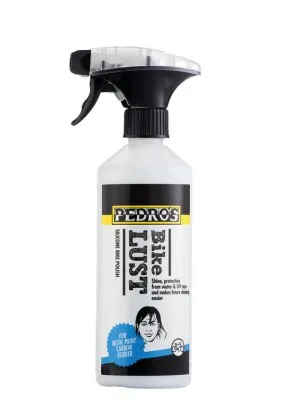 Obrázok produktu pre Leštidlo na bicykel Pedros Bike Lust 500ml, fľaša s rozprašovačom