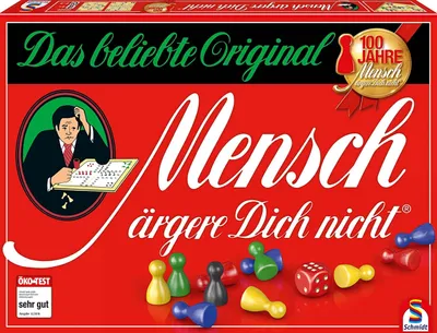 Produktbild von Schmidt Spiele 49020 - Mensch ärgere dich nicht Výročná edícia s drevenými dielikmi