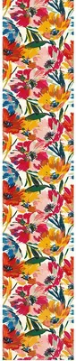 Produktbild von Vorgekleisterte Vliestapete – MEHRFARBIGES BLUMENMODELL – 1 Rolle à 300 x 60 cm