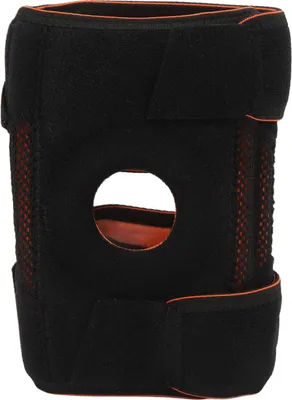 Produktbild von Schwarz Unisex Sporting Kniestütze Verstellbare Silikon Spring Hohlhalle Open Type Prace