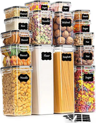 Produktbild von Vorratsdosen Set 16-teilig Aufbewahrungsbox Küche Luftdicht inkl. Deckel