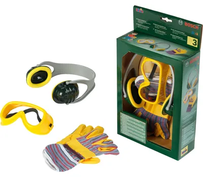 Obrázok produktu pre Bosch súprava - slúchadlá, rukavice, okuliare