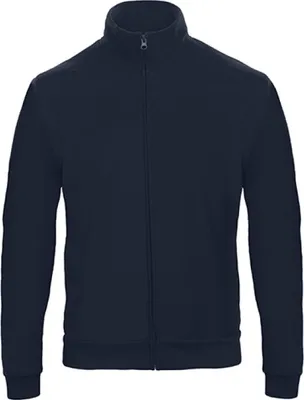 Produktbild von B&C WUI26 | Herren Sweat-Jacket / Flauschiges Innenfutter - Farbe: Navy - Größe: XL