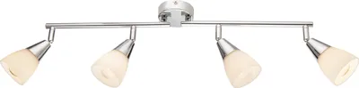 Produktbild von Globo Lighting Strahler Metall verchromt, 4x E14