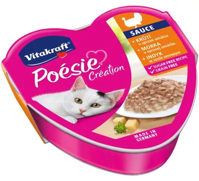 Image de Vitakraft Poesie sauce dinde avec fromage 85g