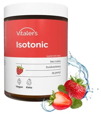 Produktbild von Vitaler's Isotonic Getränkepulver Erdbeere mit Elektrolyten 250 g