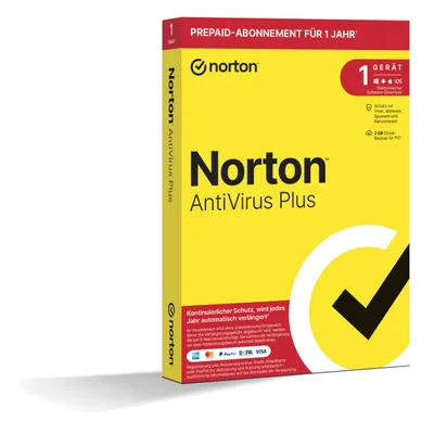 Produktbild von NORTONLIFELOCK Antivirus Plus 1 Jahr 1 Gerät Abo 2GB Cloud Backup