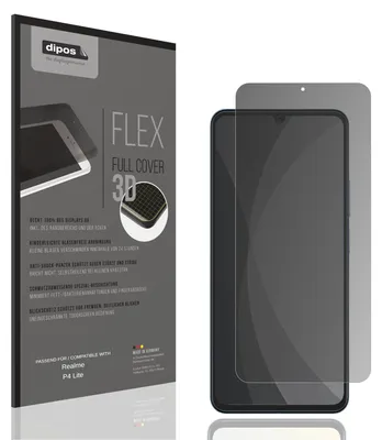 Produktbild von Full Cover Privacy Blickschutzfolie für Realme P4 Lite Folie Anti-Shock