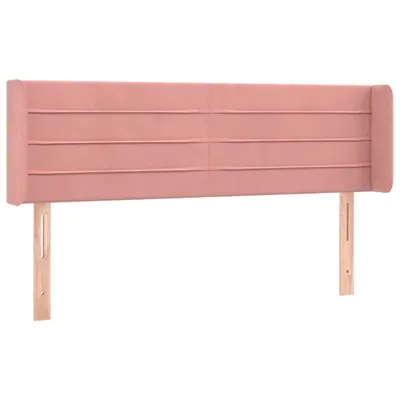 Obrázok produktu pre vidaXL Čelo postele s ušami ružové 147x16x78/88 cm Velvet