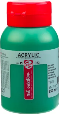 Produktbild von Talens Art Creation Acrylfarbe Flasche 750 ml Saftgrün 623