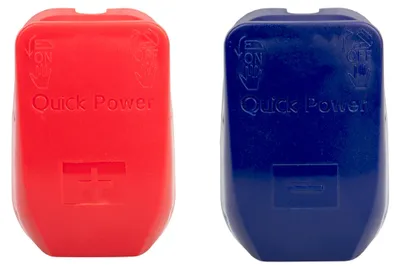 Produktbild von alca® Batterieklemmen Clip Fix Batterie Polklemmen QuickClip für Autobatterie 12V Pos/Neg Batterieanschluss Schnellklemmen Auto Motorrad und Boot
