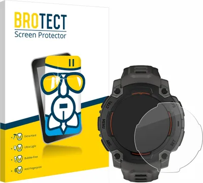 Produktbild von BROTECT Schutzglas für Garmin Instinct E (45 mm) Schutzfolie Panzer Folie Glas Display Schutz klar