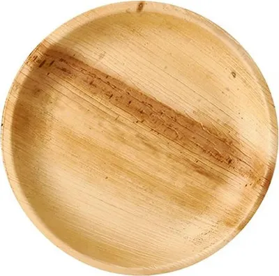 Produktbild von 100 Papstar Teller, Palmblatt pure rund Ø 23 cm, 2,5 cm 85503