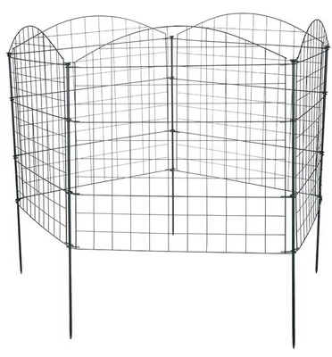 Produktbild von Teichzaun-Set 11-teilig 71x79cm 6x6cm Grün