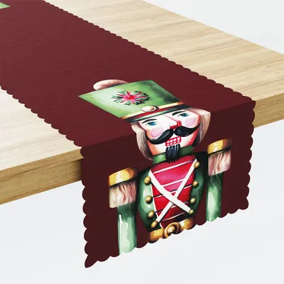 Obrázek produktu pro MARKIZETA Vánoční běhoun na stůl 38x160 Louskáčky červená PBN279/KSP/C03/038160/1