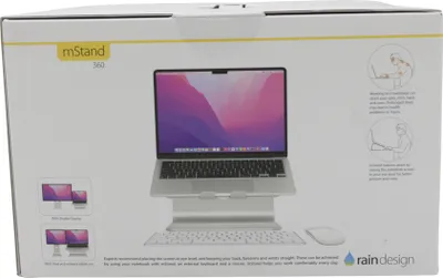 Produktbild von Rain Design mStand 360, Laptop-Ständer, Silber, Aluminium, 30,5 cm (12"), 38,1 cm (15"), 38,1 cm (15")