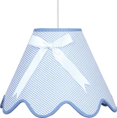 Obrázek produktu pro Candellux Modrý závěsný lustr Lola pro žárovku E27 31-04666