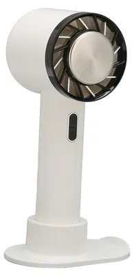 Zdjęcie produktu dla Biały wentylator biurkowy USB – szybkie chłodzenie, 4 tryby pracy, ładowanie przez USB, cicha praca, wielofunkcyjny, mały wentylator biurkowy do domu, biura i podróży