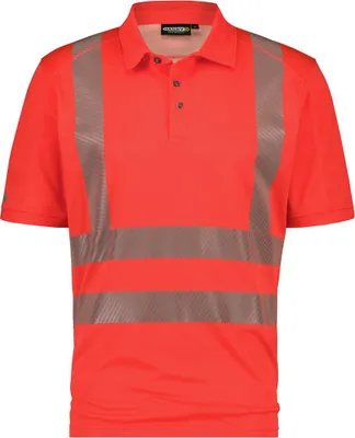 Produktbild von DASSY Warnschutz UV Shirt BRANDON Gr. S neonrot